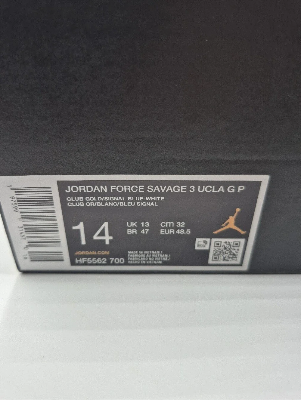 Nike Air Jordan UCLA Force Savage 3 Football Cleats PE HF5562-700 Mens Size 14
